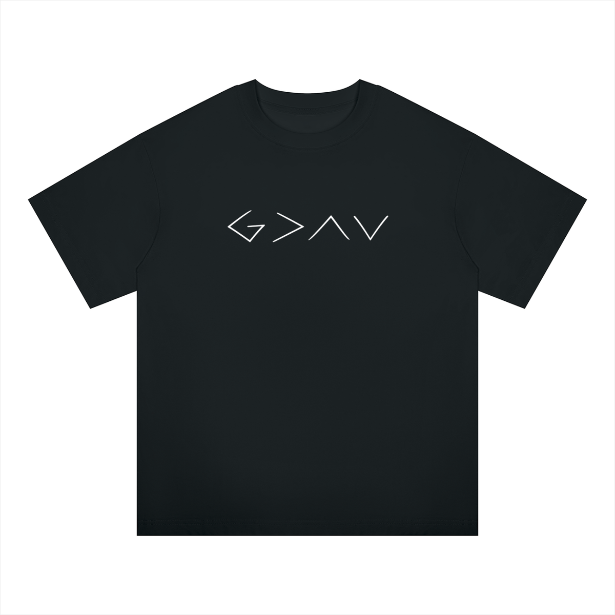 God is > High and Lows Oversized Tee