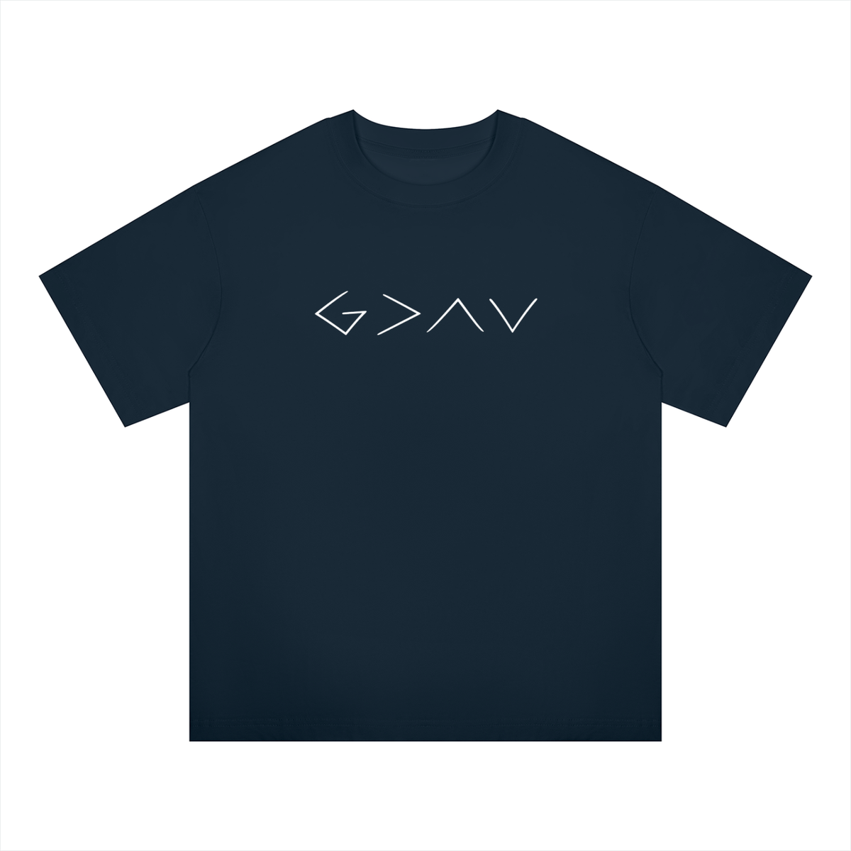 God is > High and Lows Oversized Tee