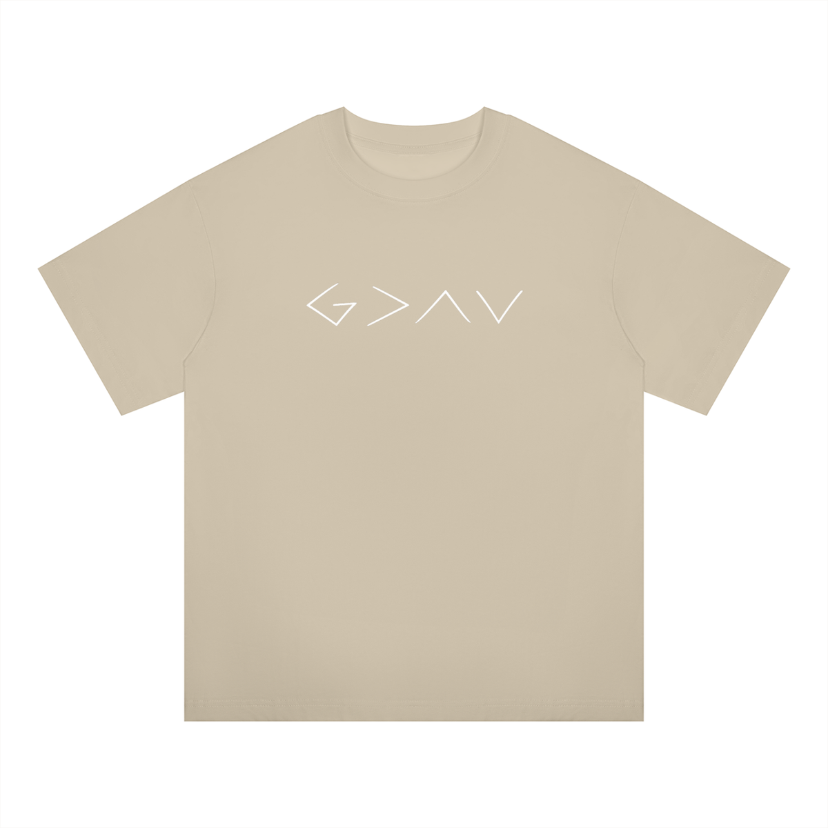God is > High and Lows Oversized Tee