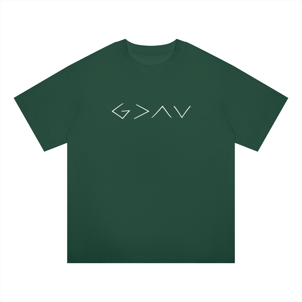 God is > High and Lows Oversized Tee
