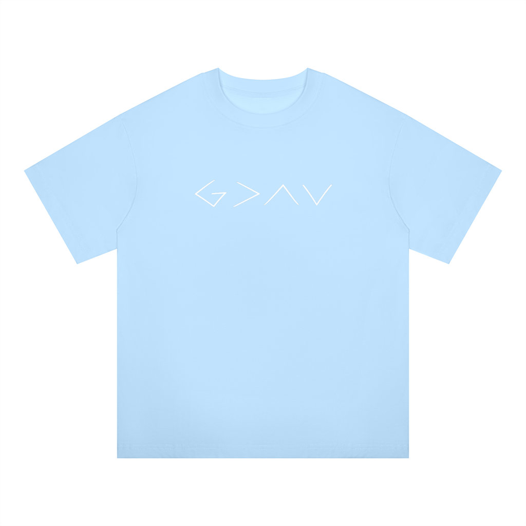 God is > High and Lows Oversized Tee