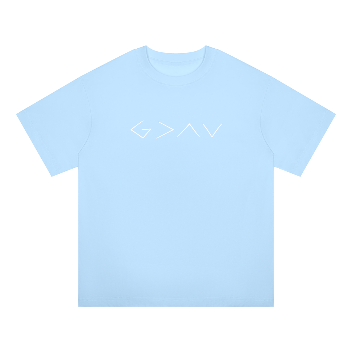 God is > High and Lows Oversized Tee