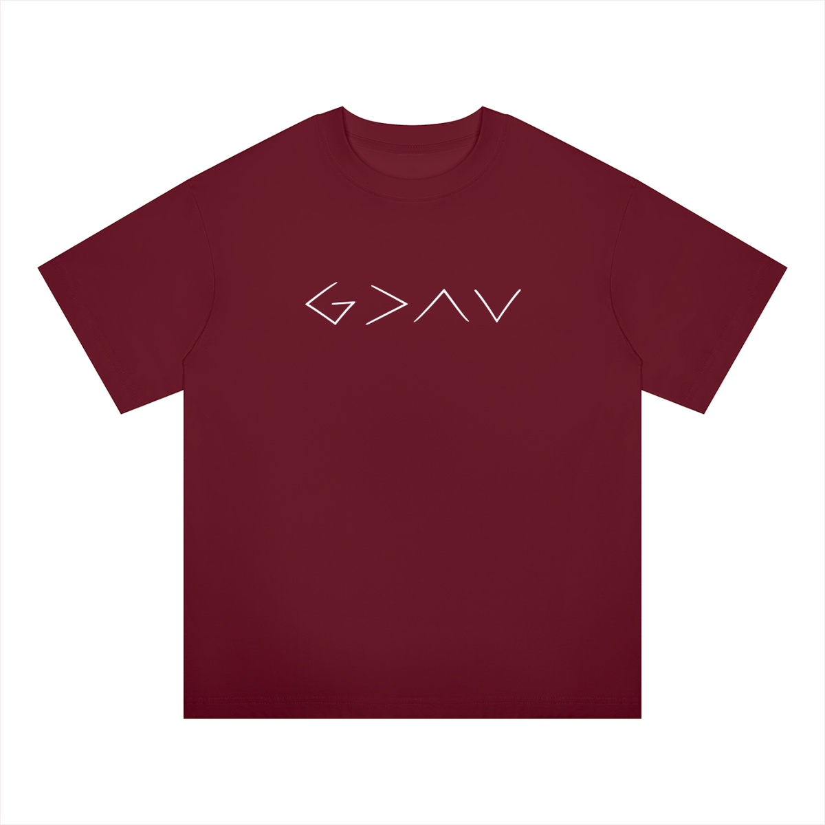 God is > High and Lows Oversized Tee